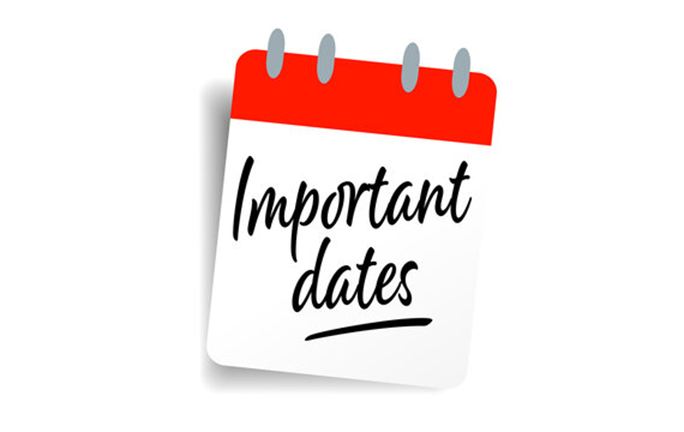 Important Info & Dates